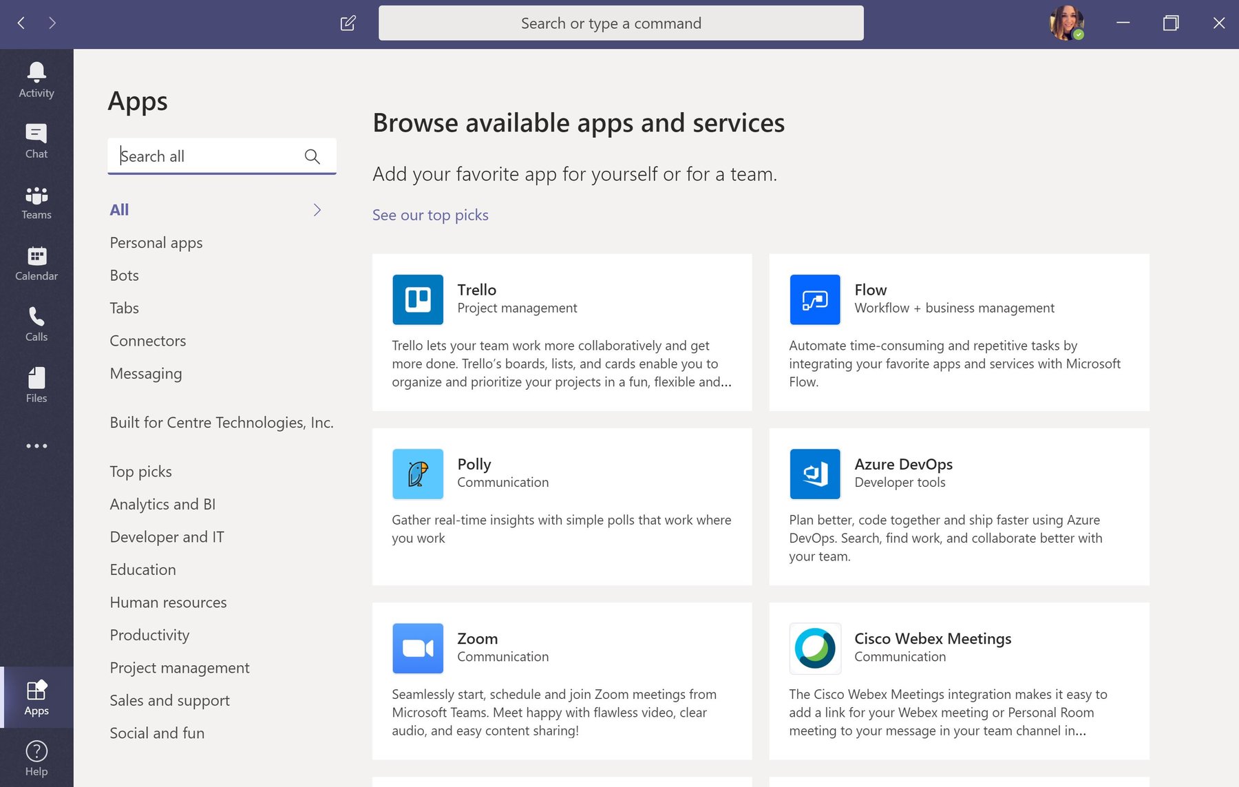 RingCentral for Microsoft Teams
